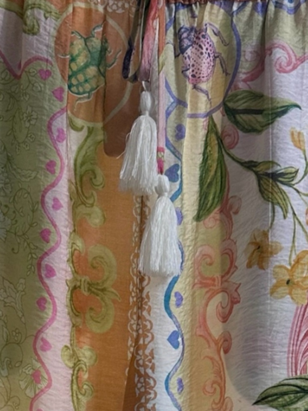 CELANDINE Printed Sheer Pants Size S NWOT - Picture 6 of 8